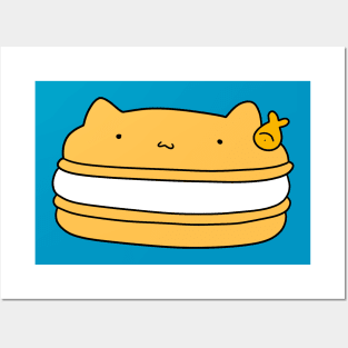 Cat Macaroon Posters and Art